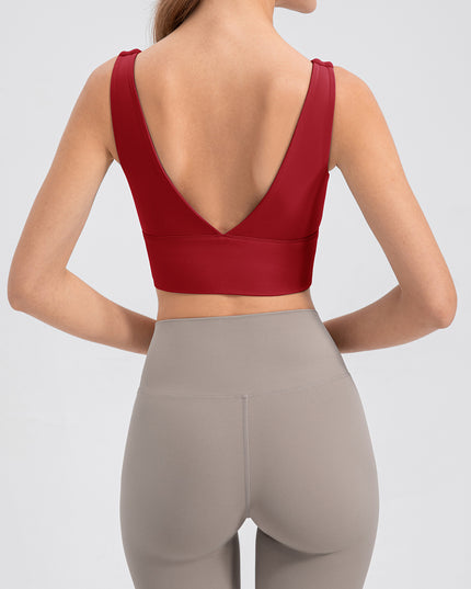 Scoop Neck Wide Strap Active Tank