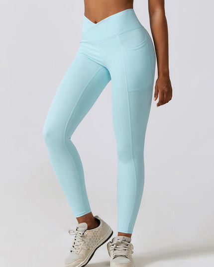 Wide Waistband Active Leggings