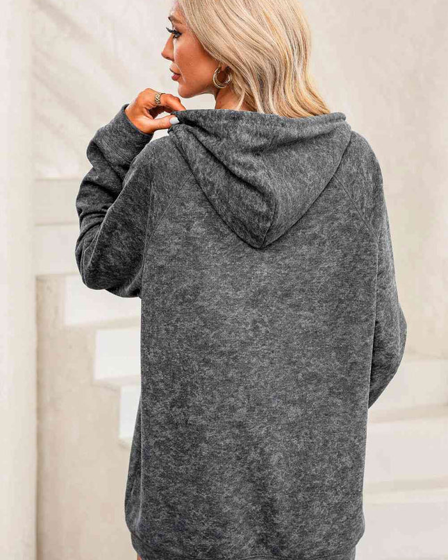 Long Sleeve Front Pocket Hoodie