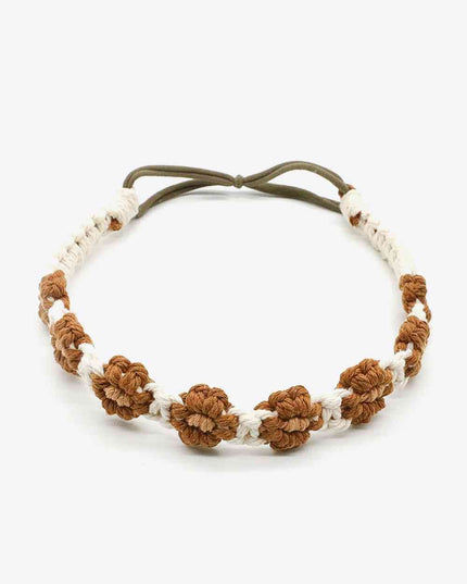 Assorted 2-Pack In My Circle Daisy Macrame Headband