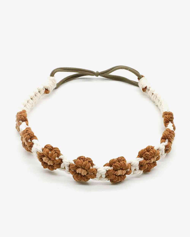 Assorted 2-Pack In My Circle Daisy Macrame Headband