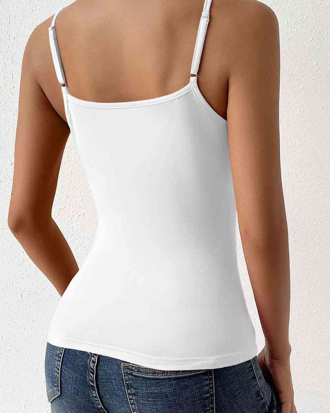 Scoop Neck Glitter Cami