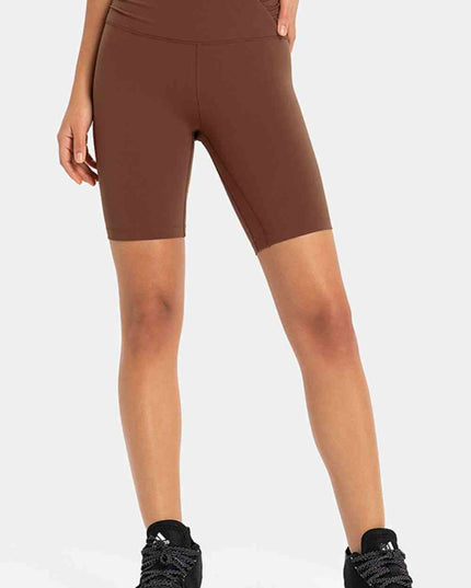 V-Waist Biker Shorts