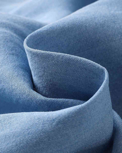 Contrast Round Neck Ruffle Hem Dress