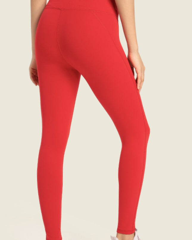 Seamless High-Rise Wide Waistband Yoga Leggings
