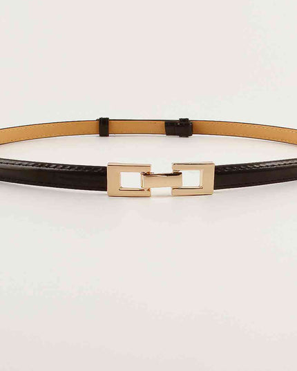 PU Skinny Belt