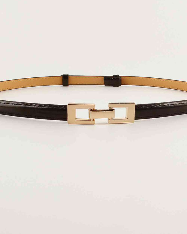 PU Skinny Belt