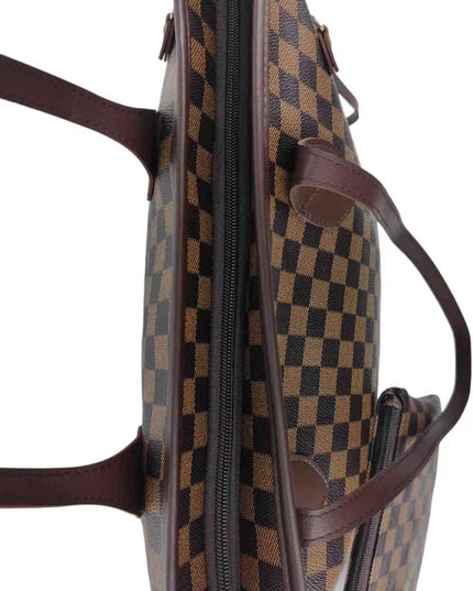 Checkered PVC Two-Piece Bag Set