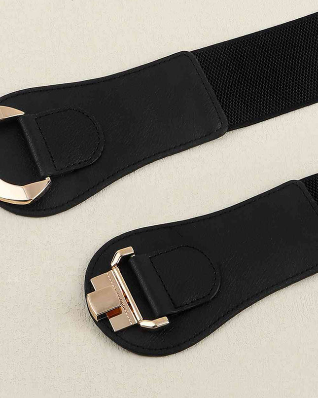Alloy Buckle Elastic Belt