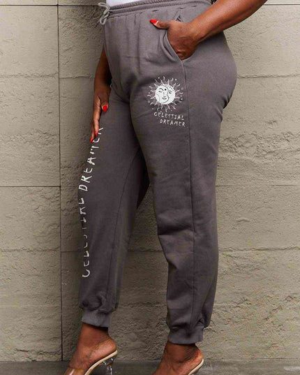 Simply Love Full Size CELESTIAL DREAMER Graphic Sweatpants