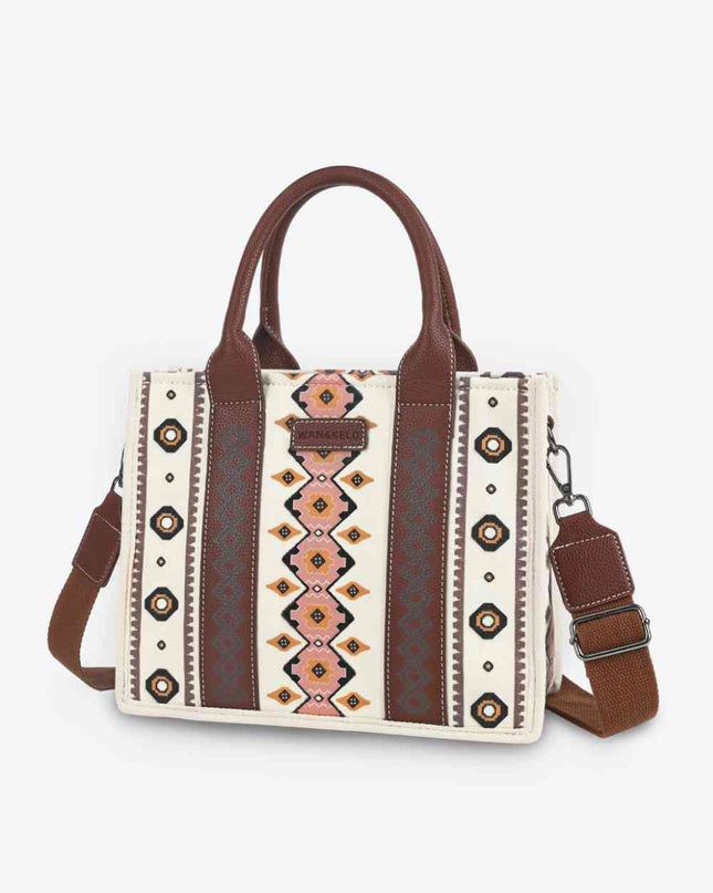 Printed PU Leather Shoulder Bag