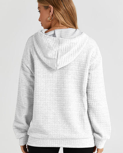 LIVE CHRISTMAS Drawstring Long Sleeve Hoodie