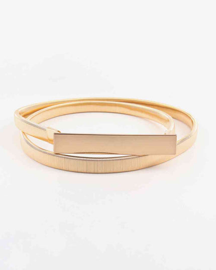 Elastic Iron Skinny Belt