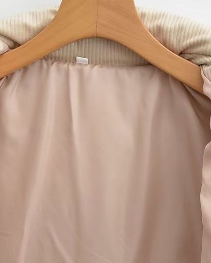 Zip Up Drawstring Winter Coat with Pockets