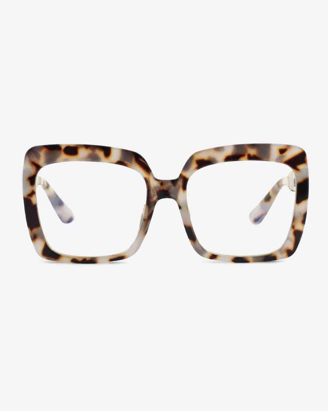 Tortoiseshell Full Rim Square Sunglasses