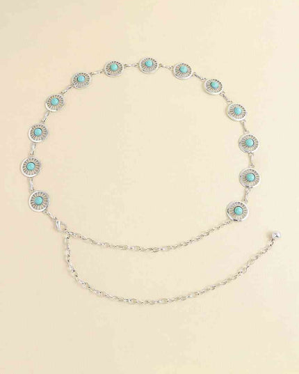 Vintage Turquoise Alloy Belt