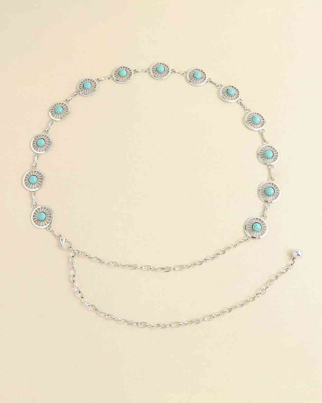 Vintage Turquoise Alloy Belt