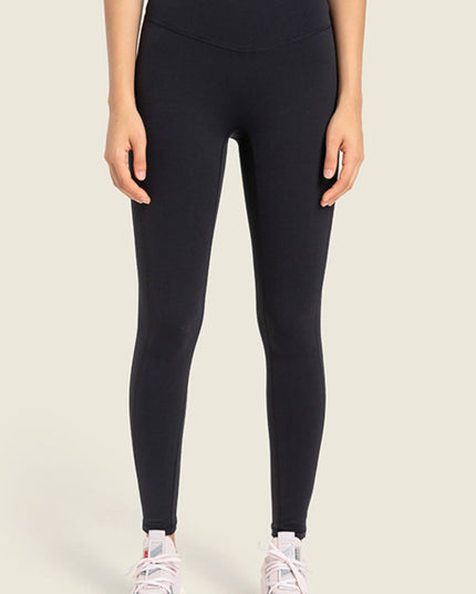 Seamless High-Rise Wide Waistband Yoga Leggings