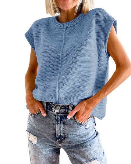 Cap Sleeve Sweater Vest