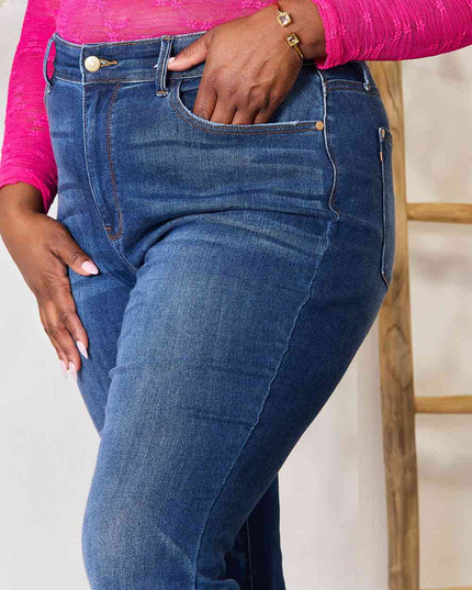 Judy Blue Full Size Flare Jeans with Pockets