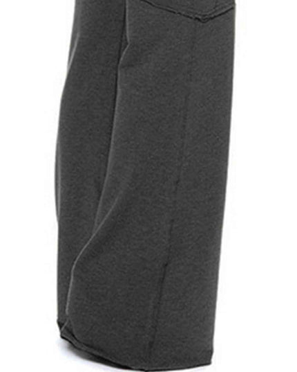 Mid Waist Pants with Pockets