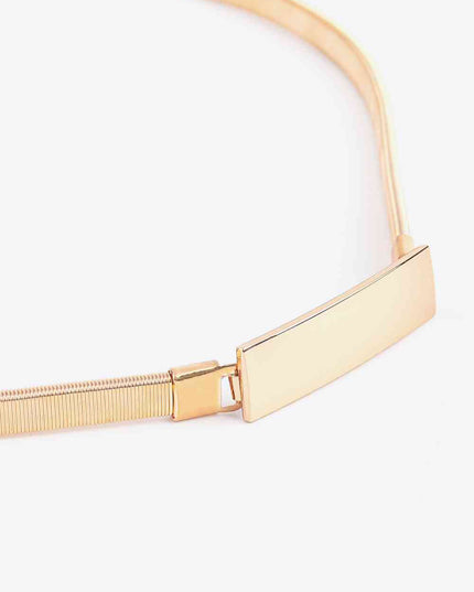 Elastic Iron Skinny Belt