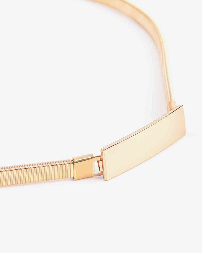 Elastic Iron Skinny Belt