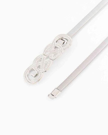 Knot Buckle Metal Belt