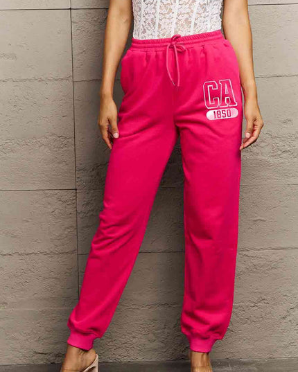 Simply Love Simply Love Full Size CA 1850 Graphic Joggers