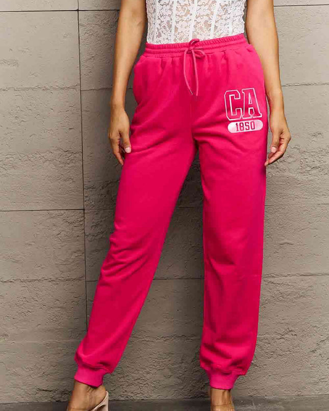Simply Love Simply Love Full Size CA 1850 Graphic Joggers