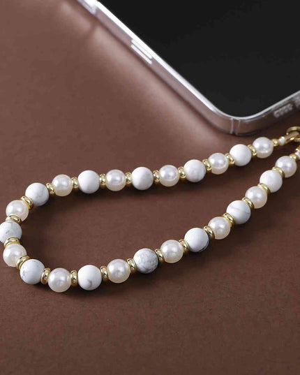 Natural Stone Beads Key Chain