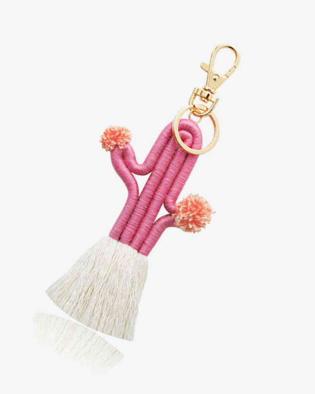 Cactus Keychain with Fringe
