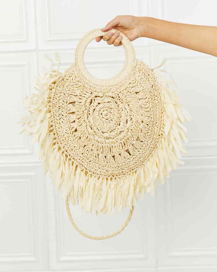 Fame Found My Paradise Straw Handbag