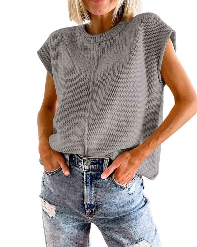Cap Sleeve Sweater Vest