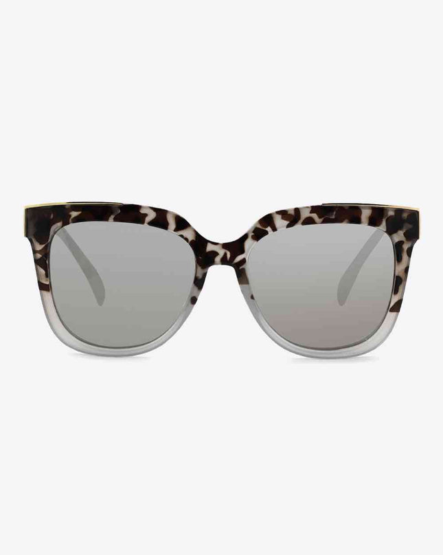 Tortoiseshell Polycarbonate Frame Full Rim Sunglasses