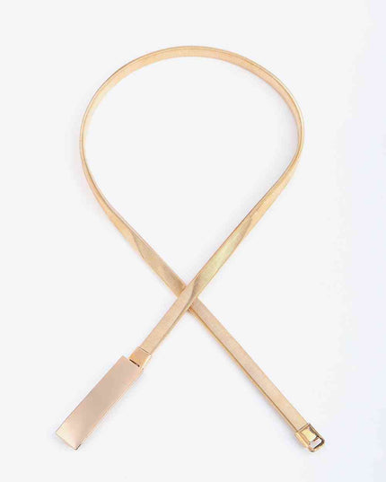 Elastic Iron Skinny Belt