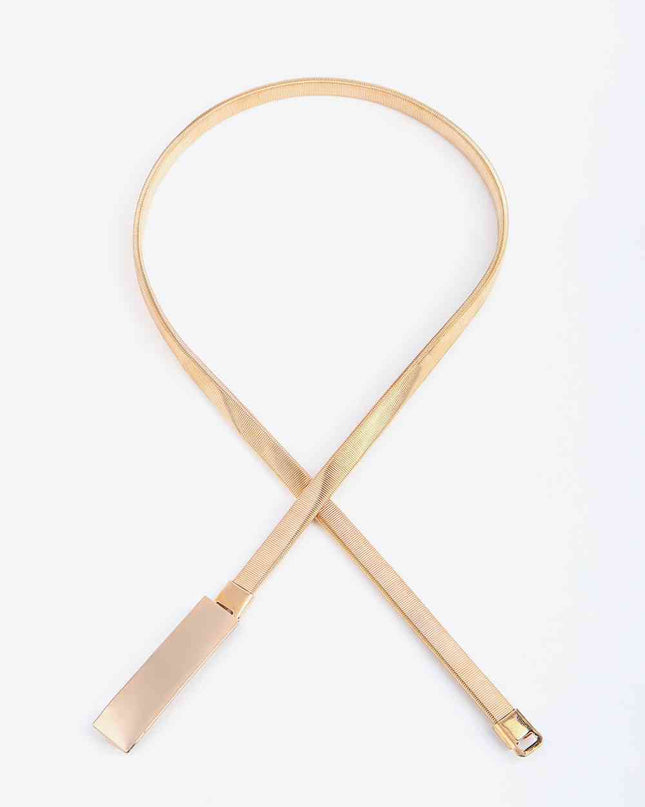 Elastic Iron Skinny Belt
