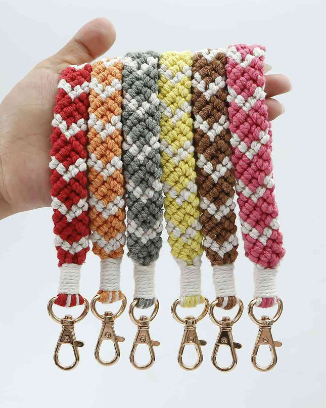 Macrame Wristlet Key Chain