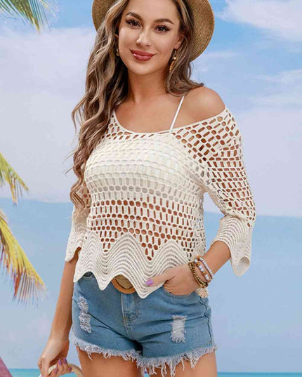 Openwork Hem Detail Cover Up