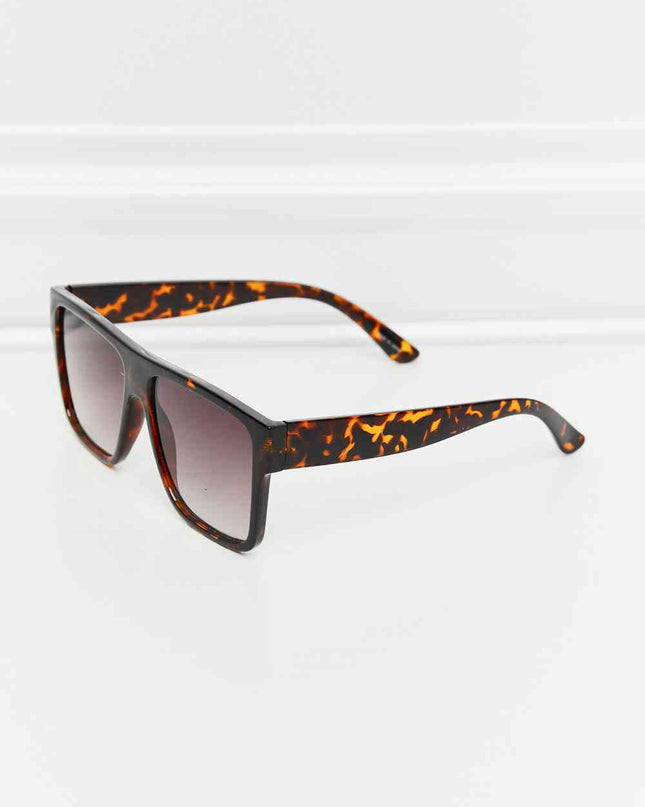 Tortoiseshell Square Full Rim Sunglasses