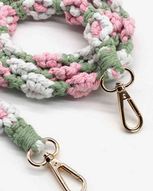 Macrame Flower Lanyard