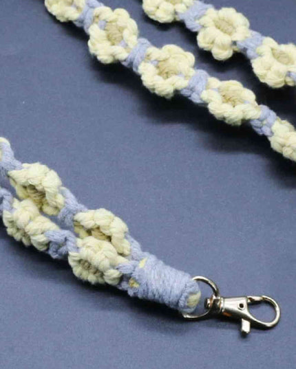 Flower Macrame Phone Lanyard