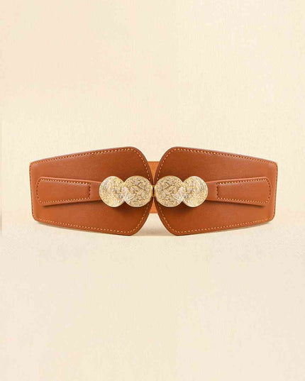 Alloy Buckle Elastic Belt