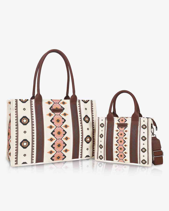Printed PU Leather Shoulder Bag