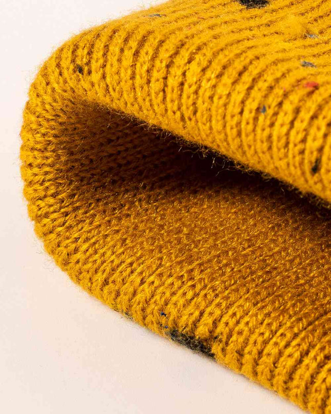 Confetti Rib-Knit Cuff Beanie