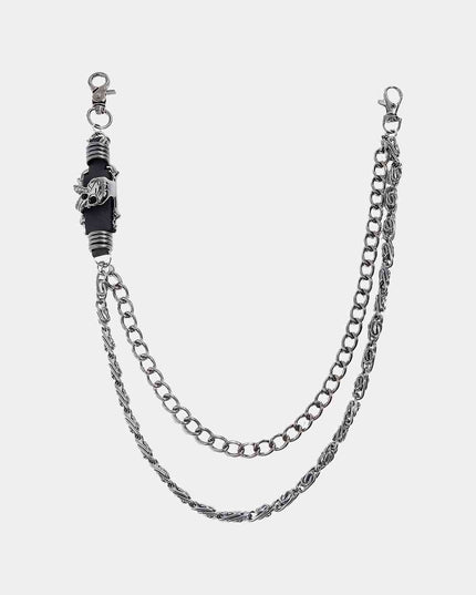Double Layer Alloy Chain Belt