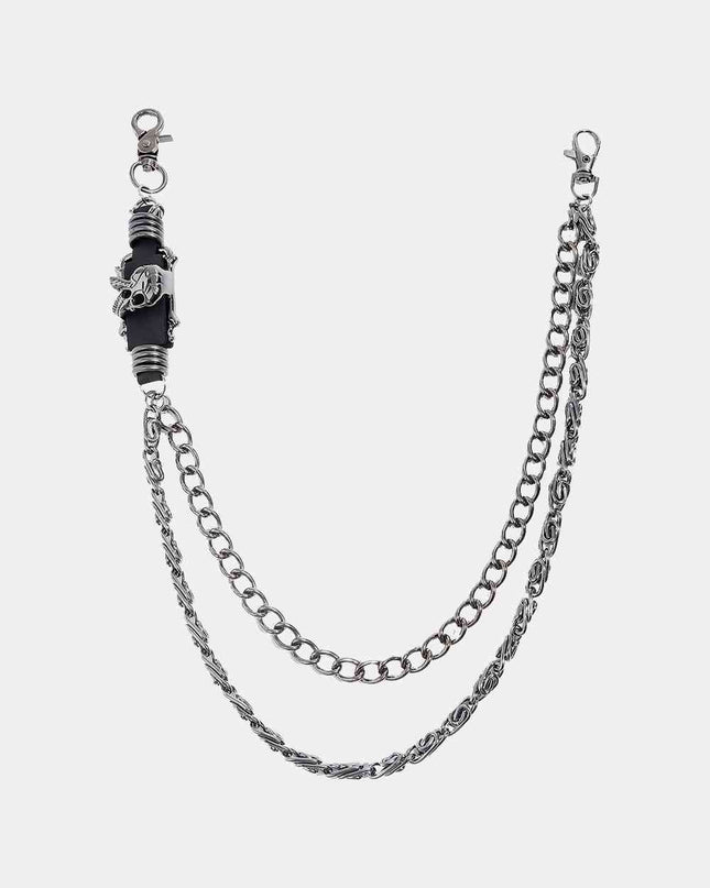 Double Layer Alloy Chain Belt