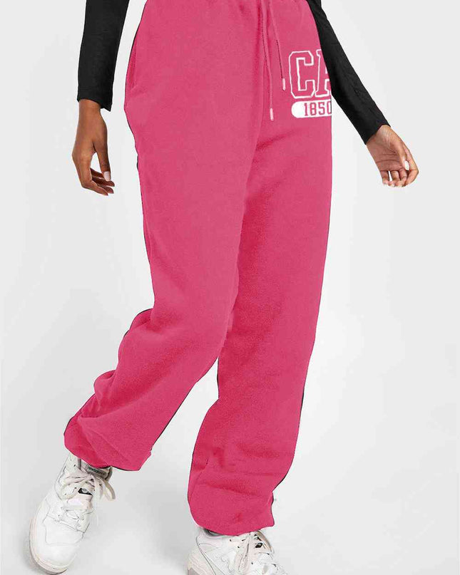 Simply Love Simply Love Full Size CA 1850 Graphic Joggers