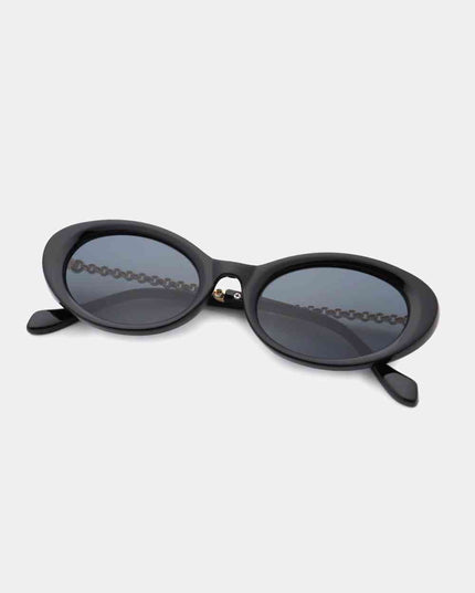 Polycarbonate Frame Cat-Eye Sunglasses