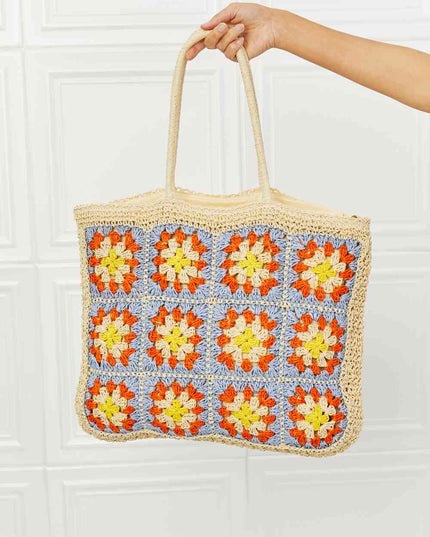 Fame Off The Coast Straw Tote Bag